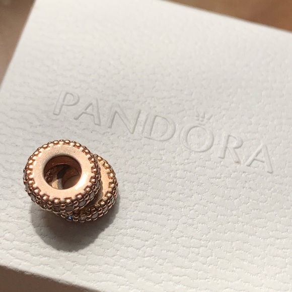 Inspiration Within Spacer, Pandora Rose ™ & CZ - Picture 2 of 4